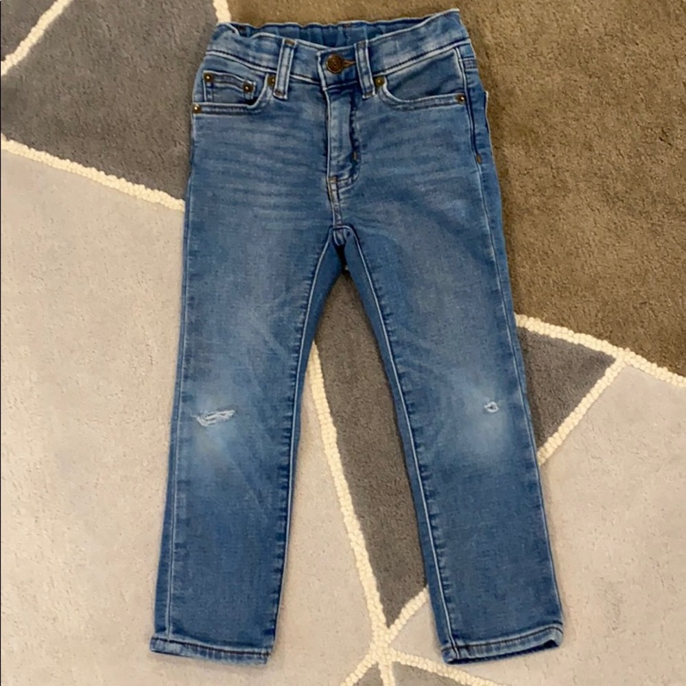J Crew Crewcuts Boy Skinny Distressed Jeans so 4